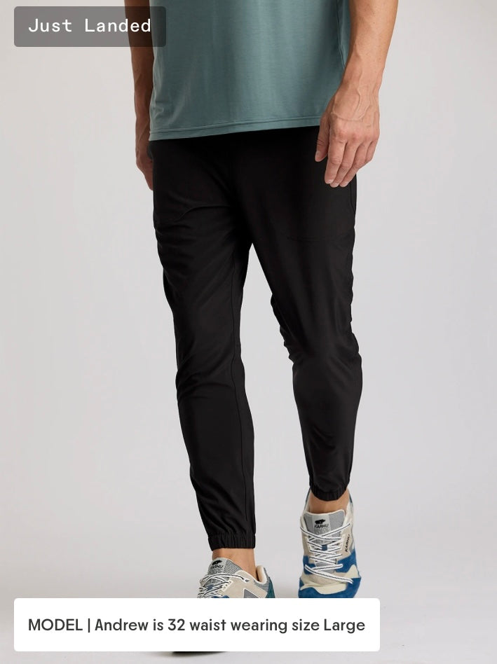 FreeFly Men’s Active Breeze Jogger - Black