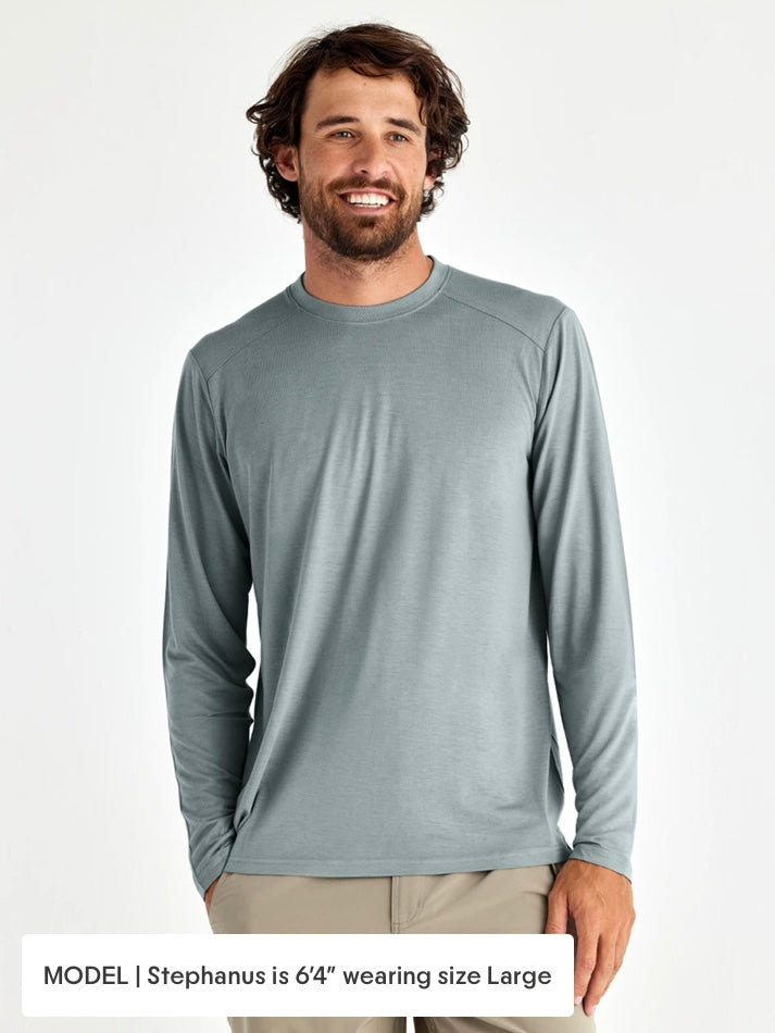 Free Fly Men’s Bamboo Lightweight Long Sleeve - Slate