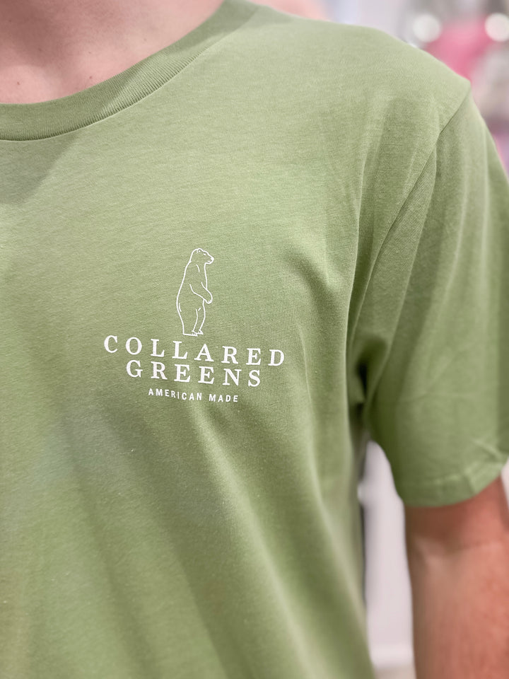 Collared Greens Canine Caddy S/S T-Shirt - Fairway Green