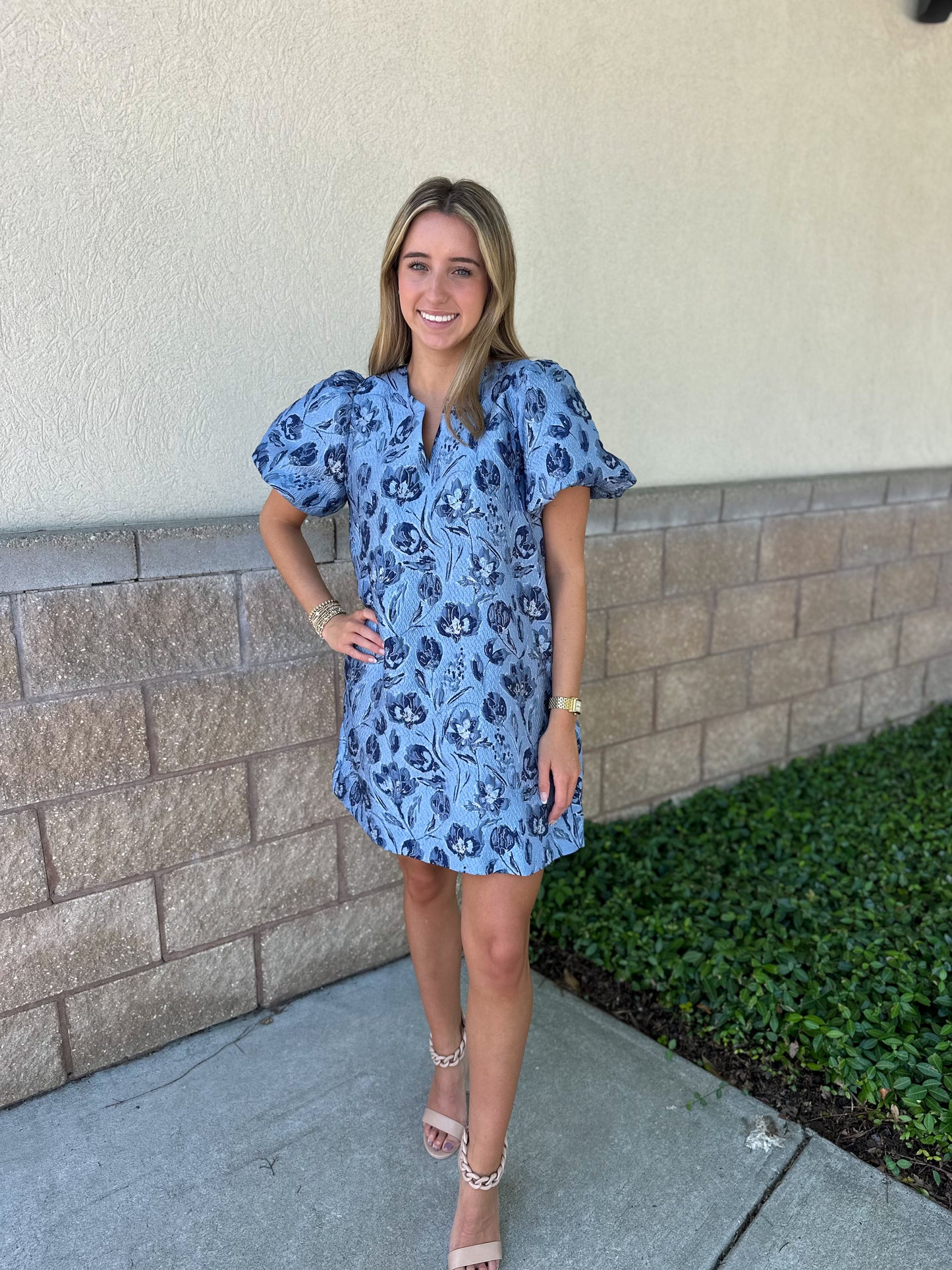 Jessamine Jacquard Dress