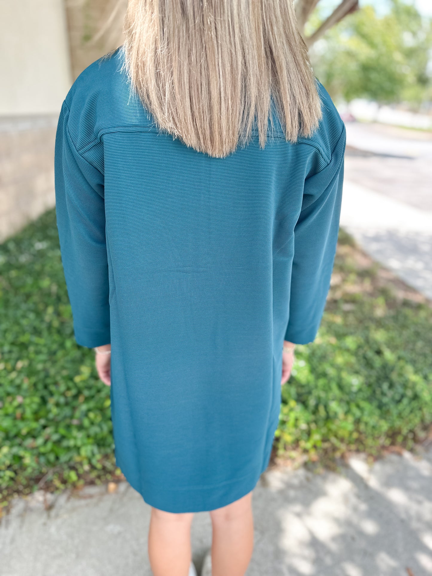 Raven Dress - Gulf Blue