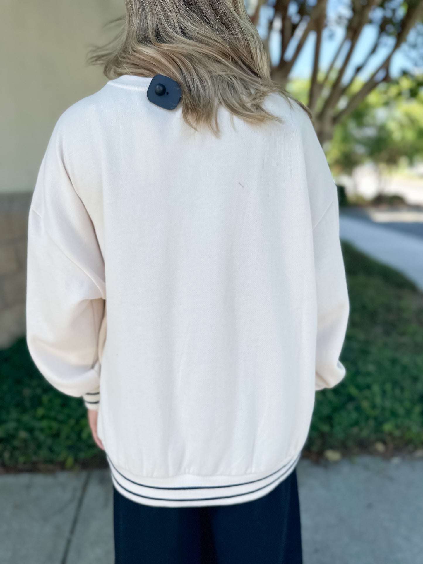 Oversized Saturdays Sweatshirt - Crystal