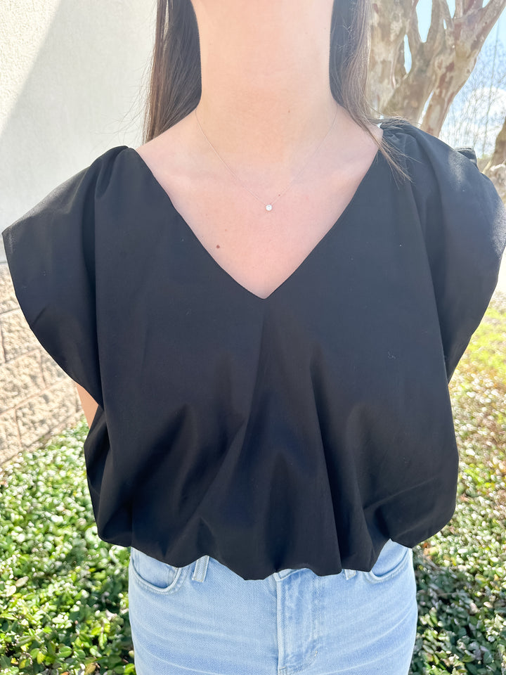 Francis Bubble Top - Black