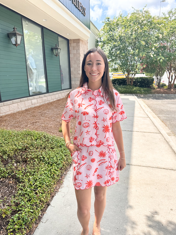 Angie Scallop Top