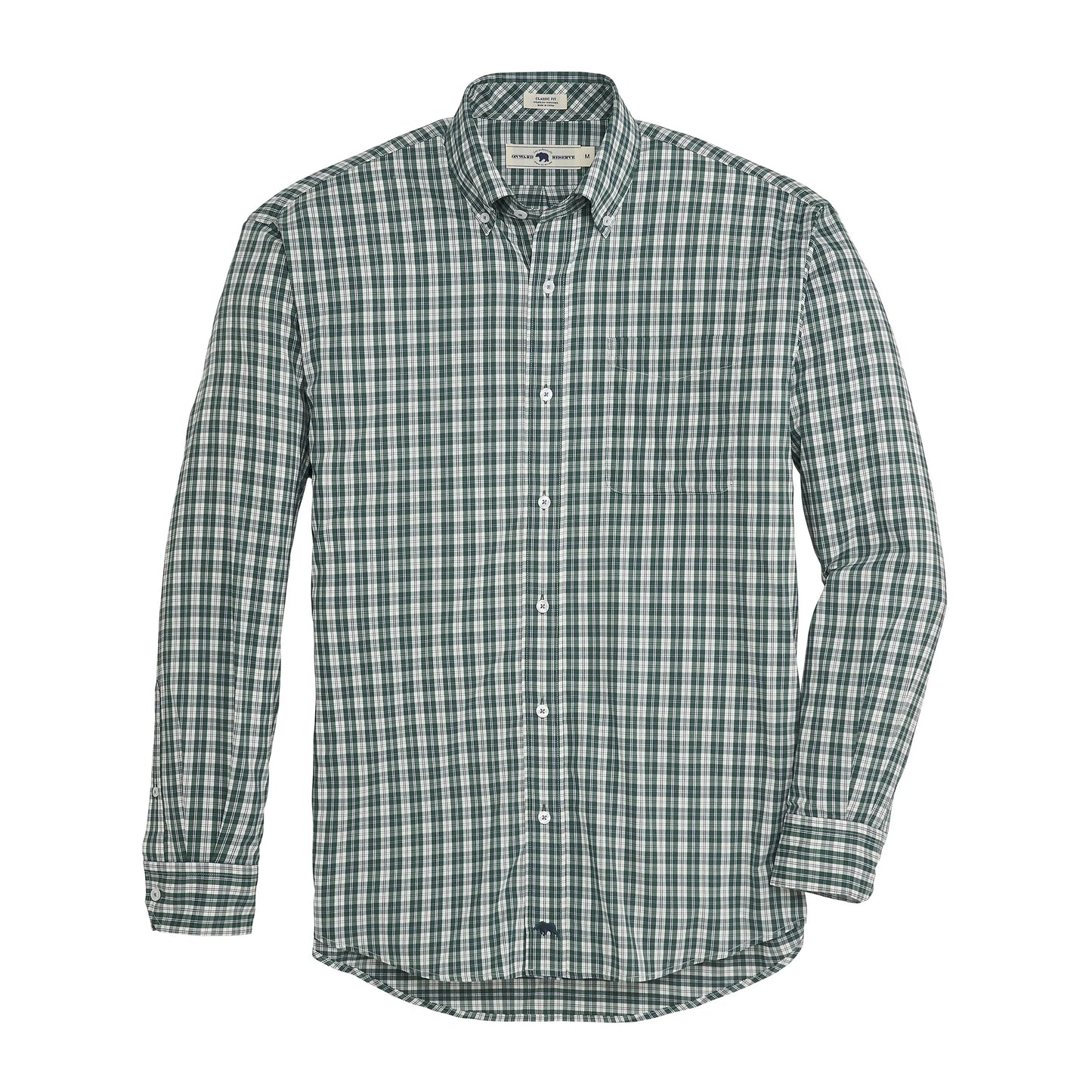 Onward Reserve Rattler Classic Fit Performance Shirt - Mallard Green