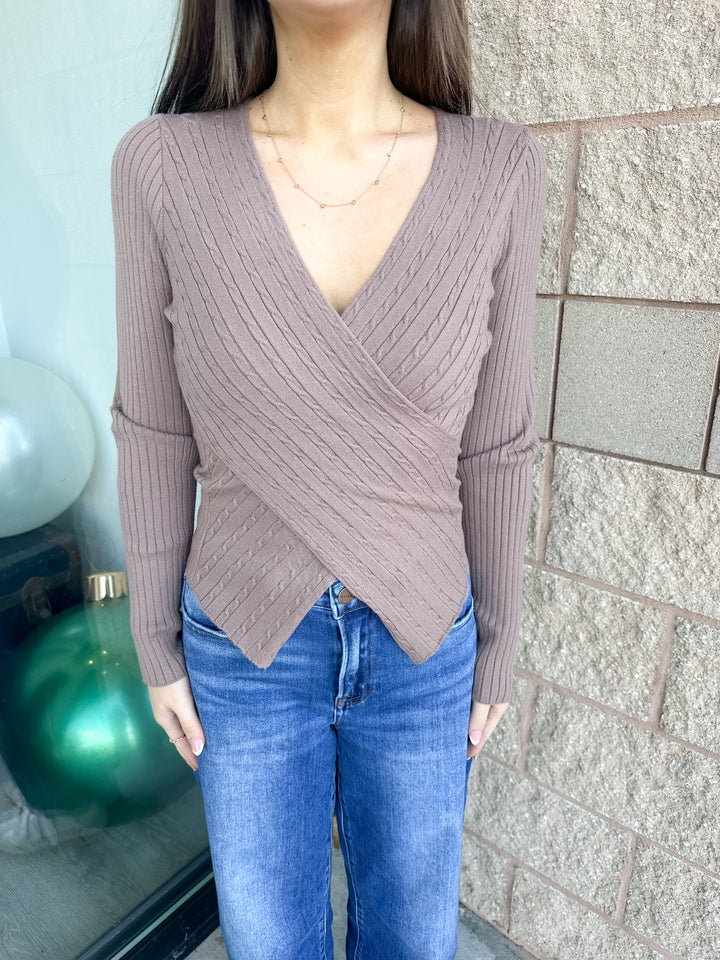 Kendyl Wrap Sweater