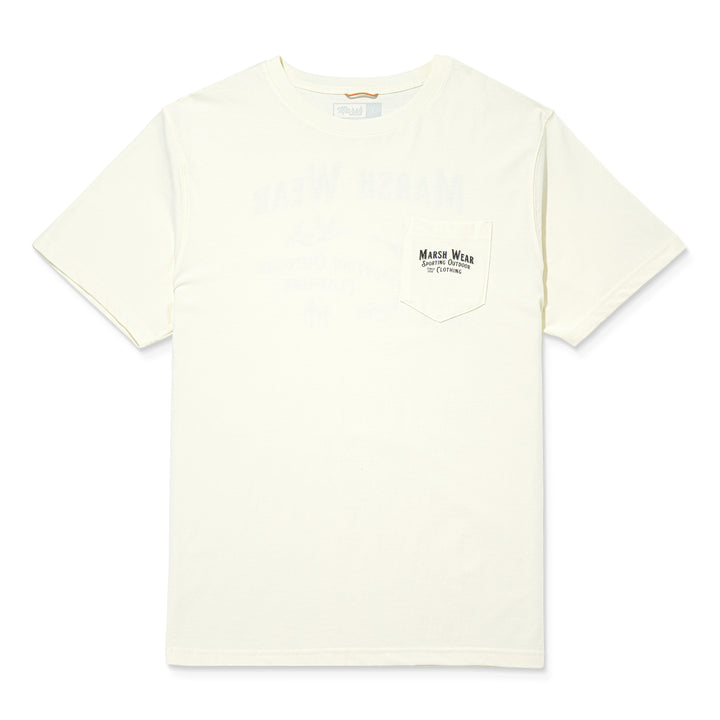 Marsh Wear Men’s S26 Sportsman S/S Pocket T-Shirt - Vintage White