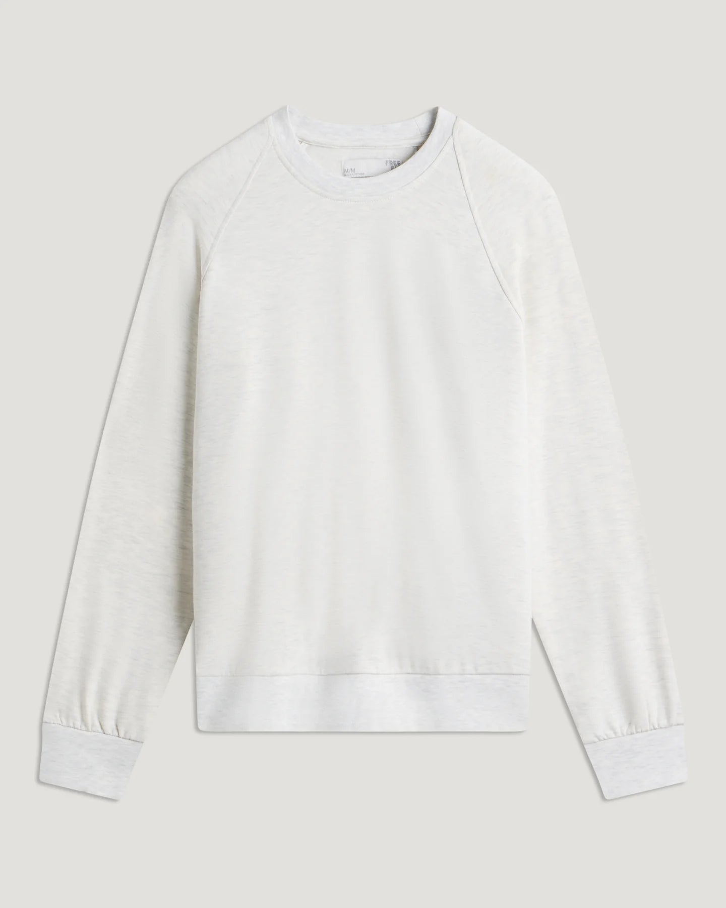 Free Fly Women’s Bamboo Lightweight Fleece Crew - Off White Heather