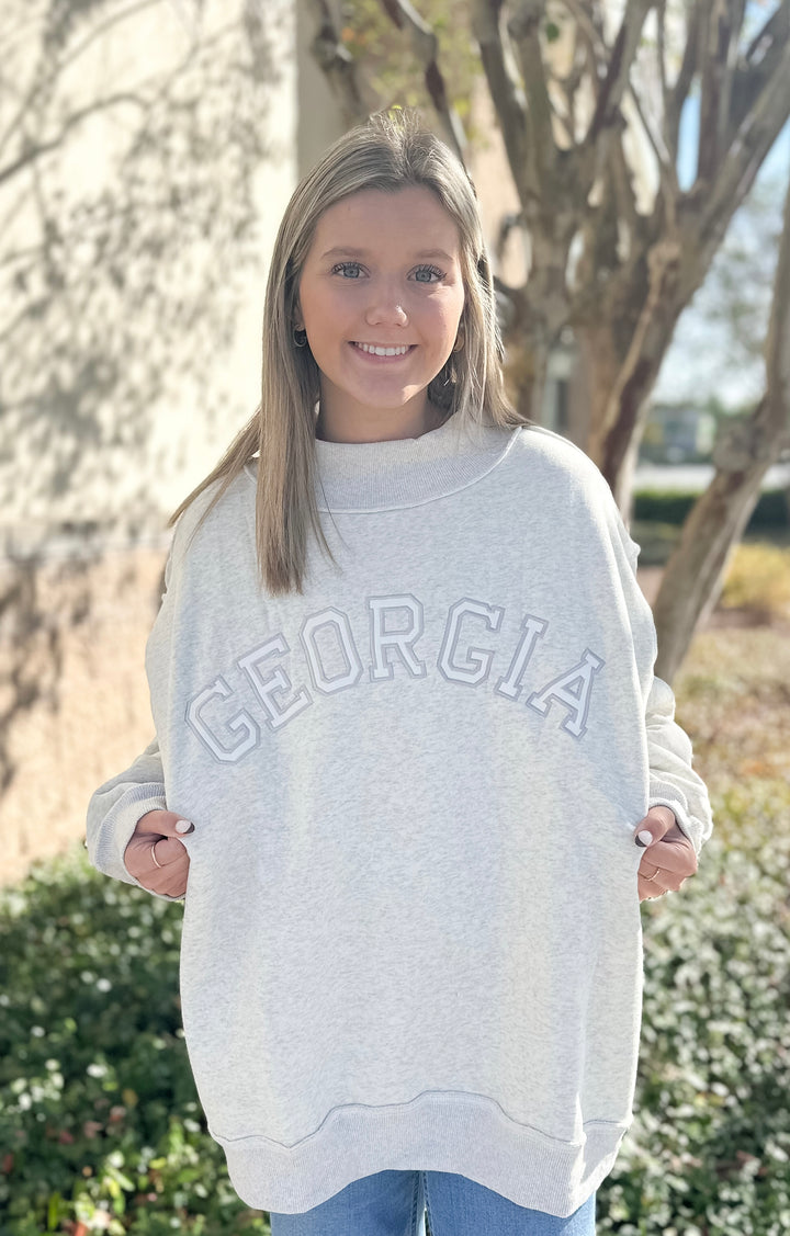 Georgia Mockneck Sweatshirt