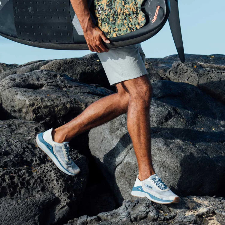 Olukai Men’s ‘Ahi Performance Marine Shoe - Blue Pearl|White Sand
