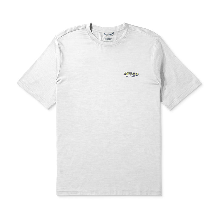 Aftco Men’s Greetings UVX S/S Tee - Athletic Heather
