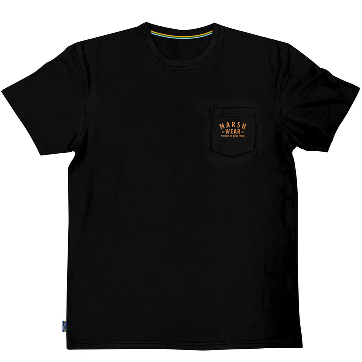 Marsh Wear Men’s S26 Alton Camo S/S Pocket T-Shirt - Black