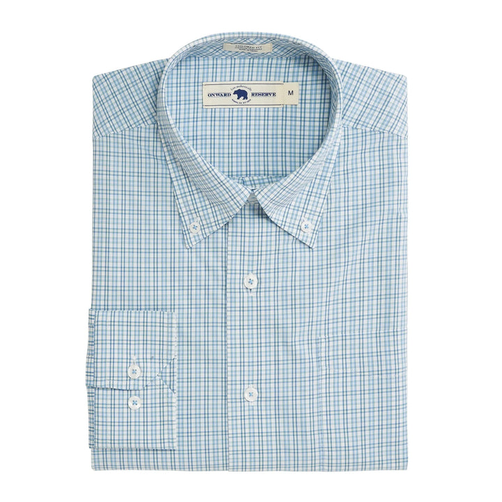 Onward Reserve Buckberry Tailored Fit Performance Button Down - Shale Green