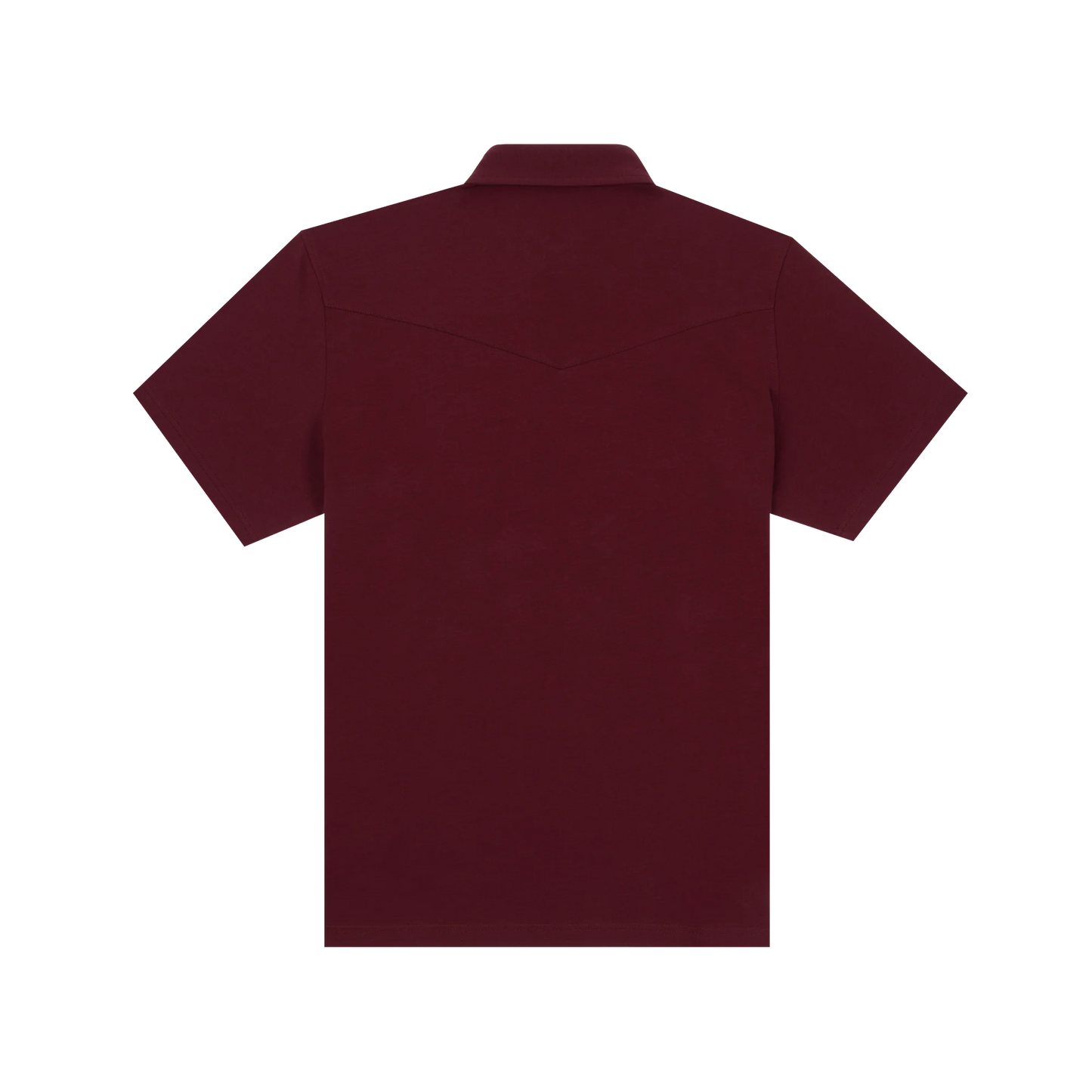 Poncho Men’s “The Gridiron” Slim Pima Cotton Polo - Maroon