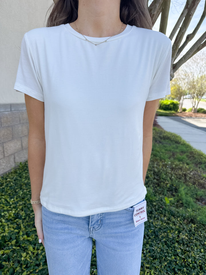 Gale Crew Top - Off White