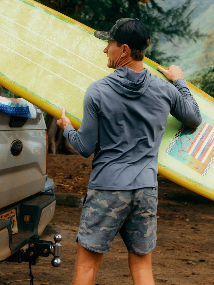 Free Fly Mens Reverb Short - Woodland Camo Print