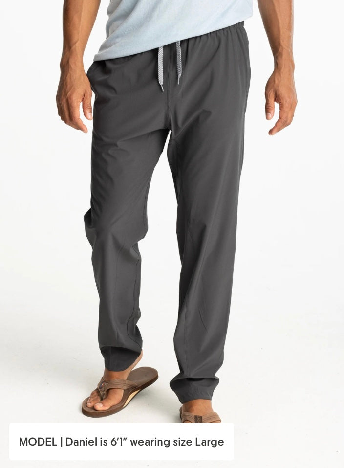 FreeFly Men’s Breeze Pant - Black Sand