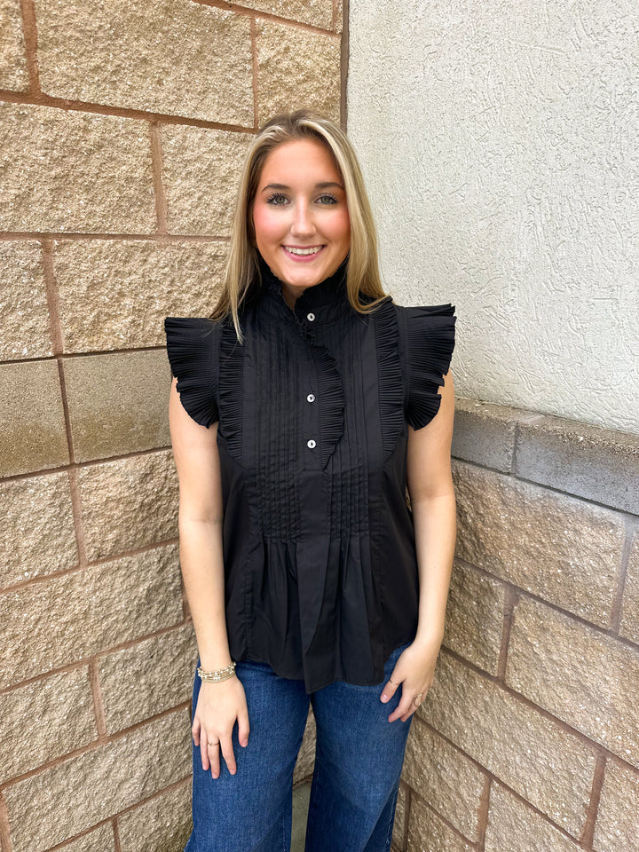 Victorian Ruffled Down Blouse