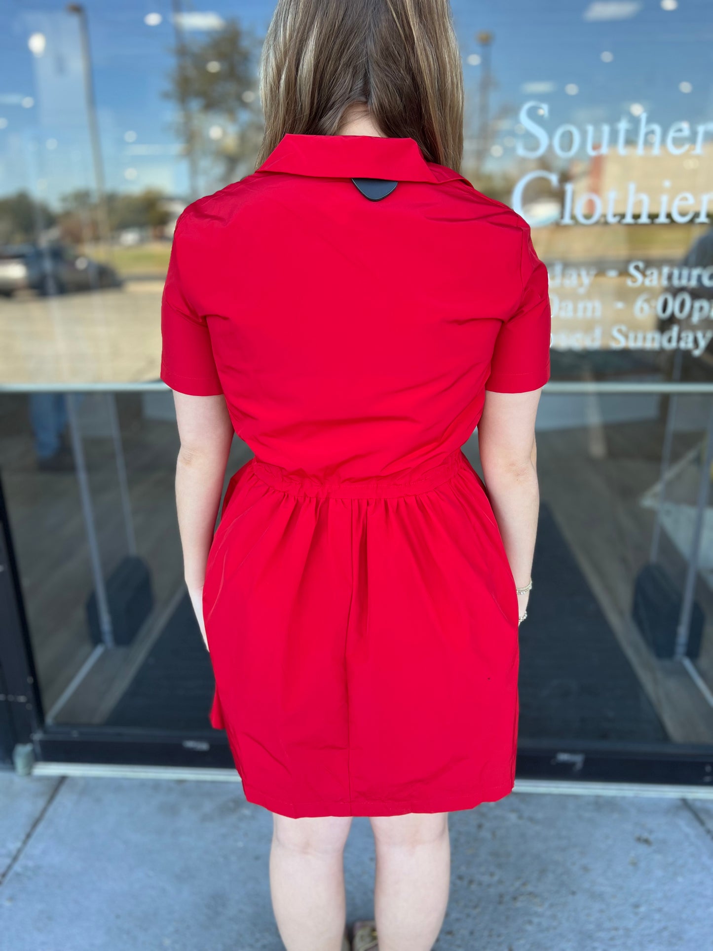 Sustella Cinch Pocket Dress