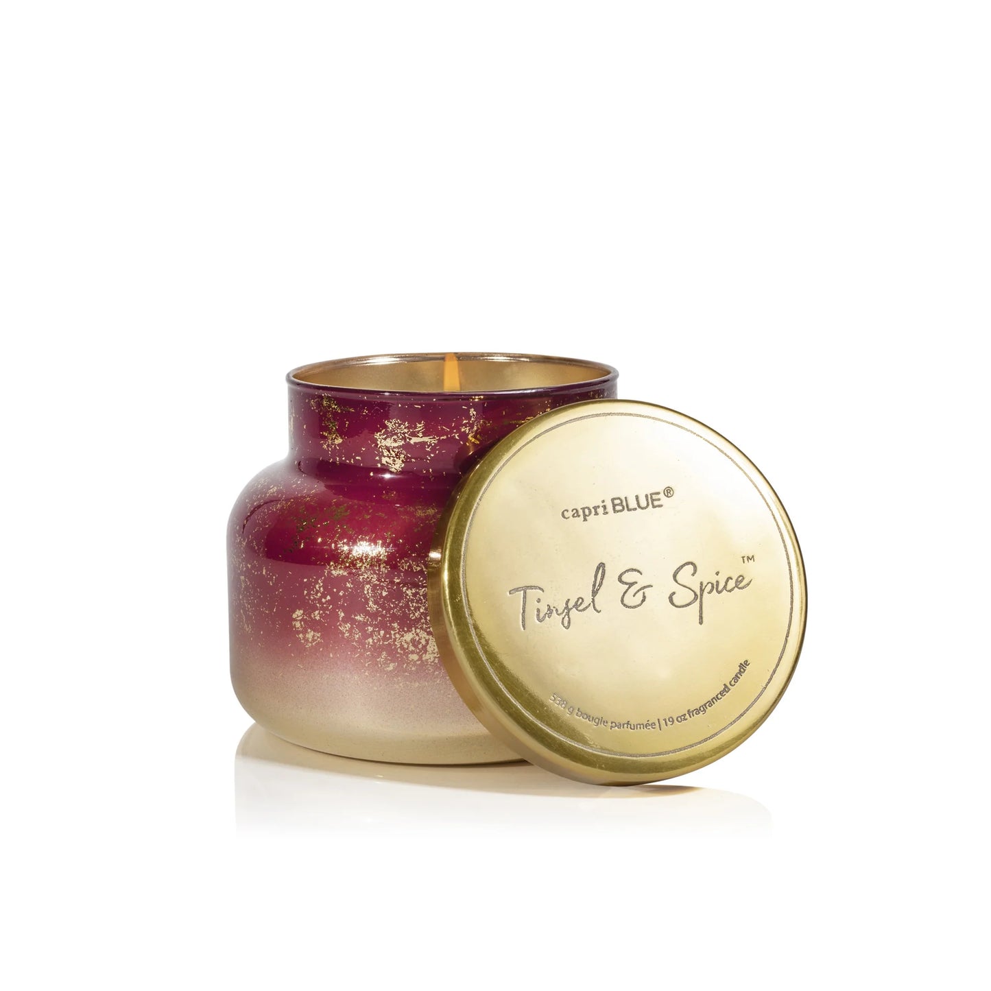 Tinsel & Spice Glimmer Signature Jar Candle