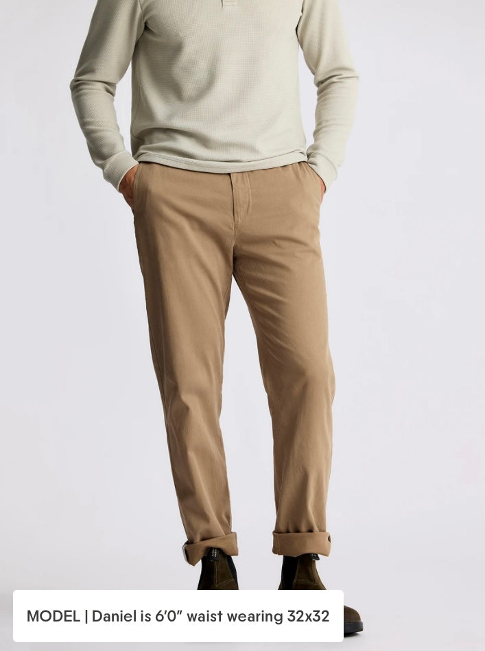 Free Fly Men’s Anchor Chino Pant - Otter