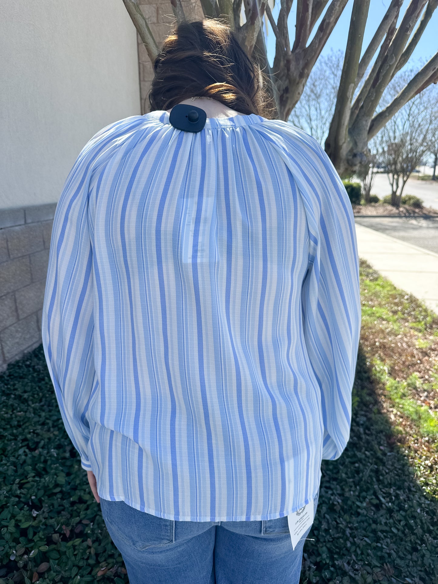 Scarlette Top - Harbor Lines Blue