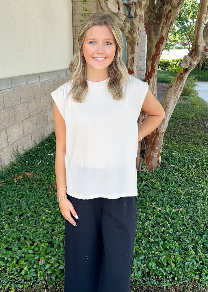 Whisper Knit Top - Crystal