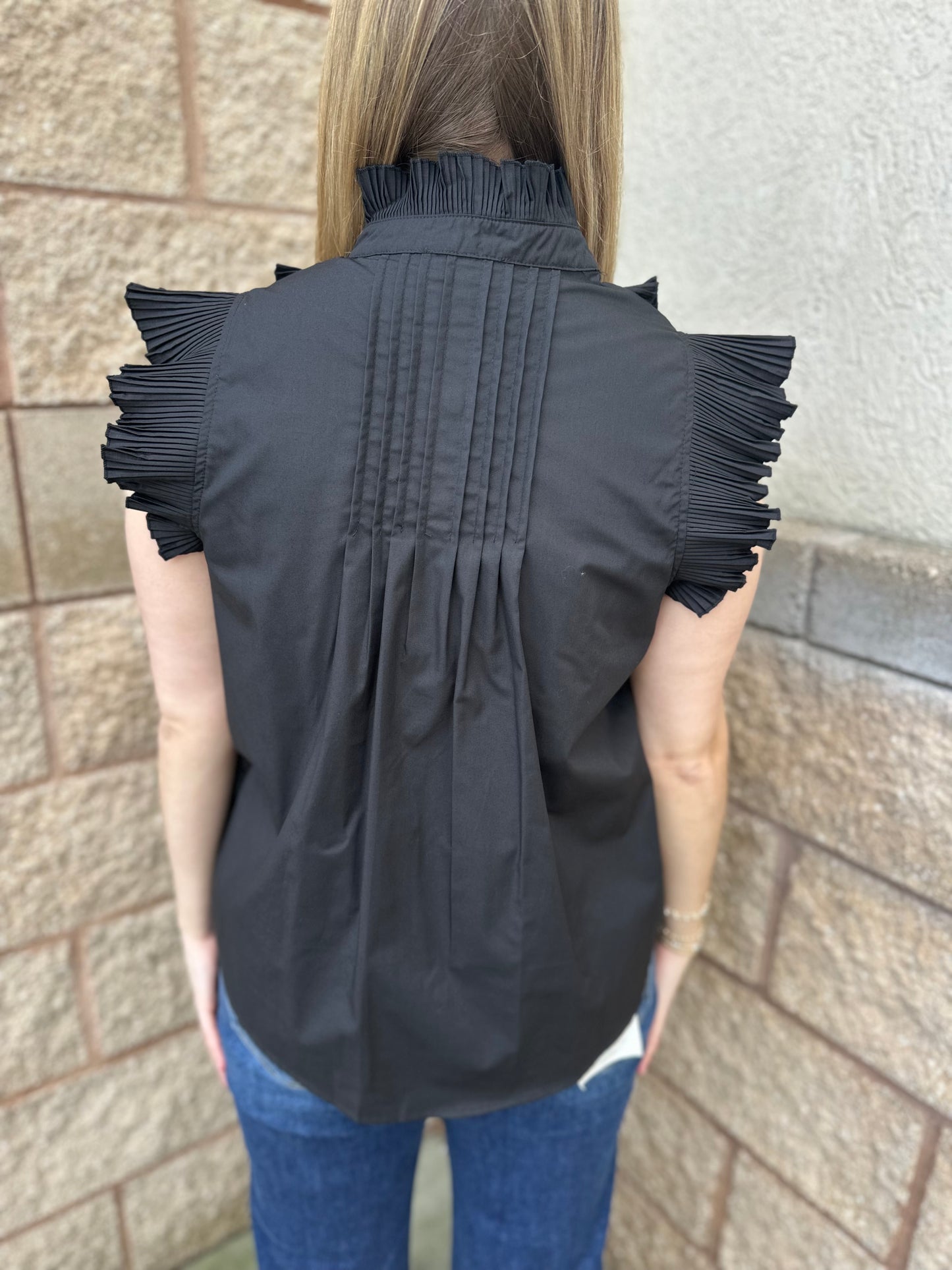 Victorian Ruffled Down Blouse