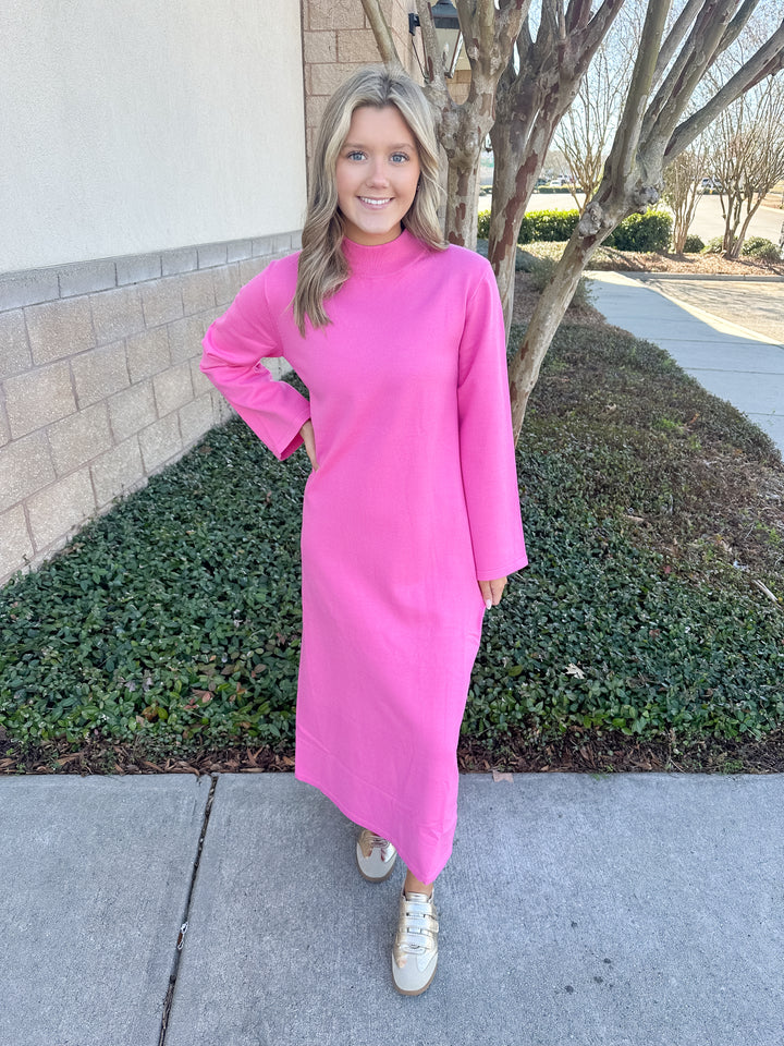 Pamela Sweater Dress - Pink