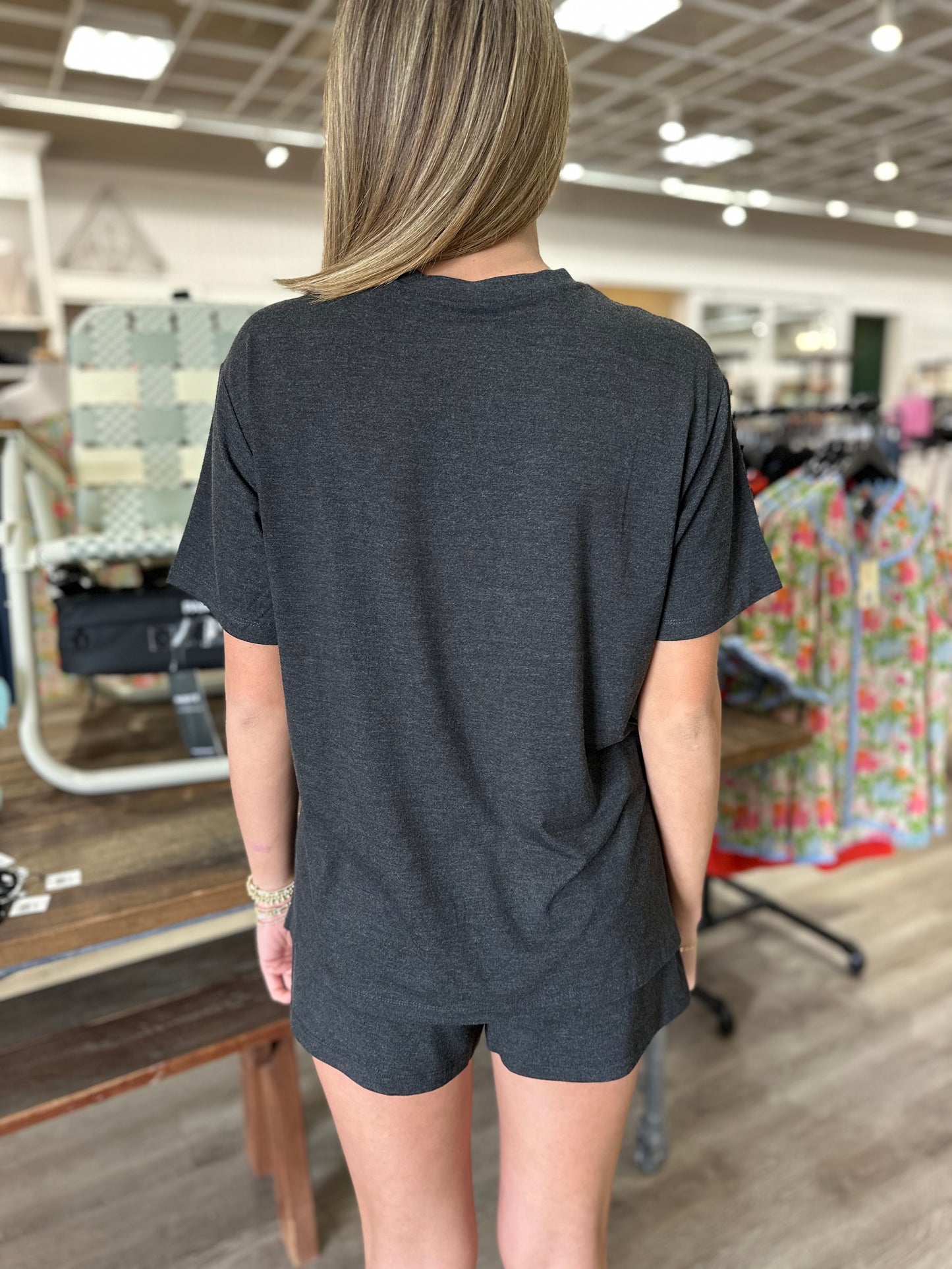 Free Fly Women’s Bamboo Flex Sunday Tee - Heather Black