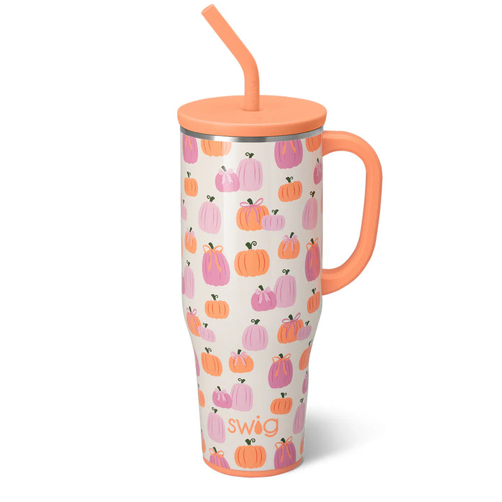 Swig Mega Mug 30oz - Pumpkins & Bows