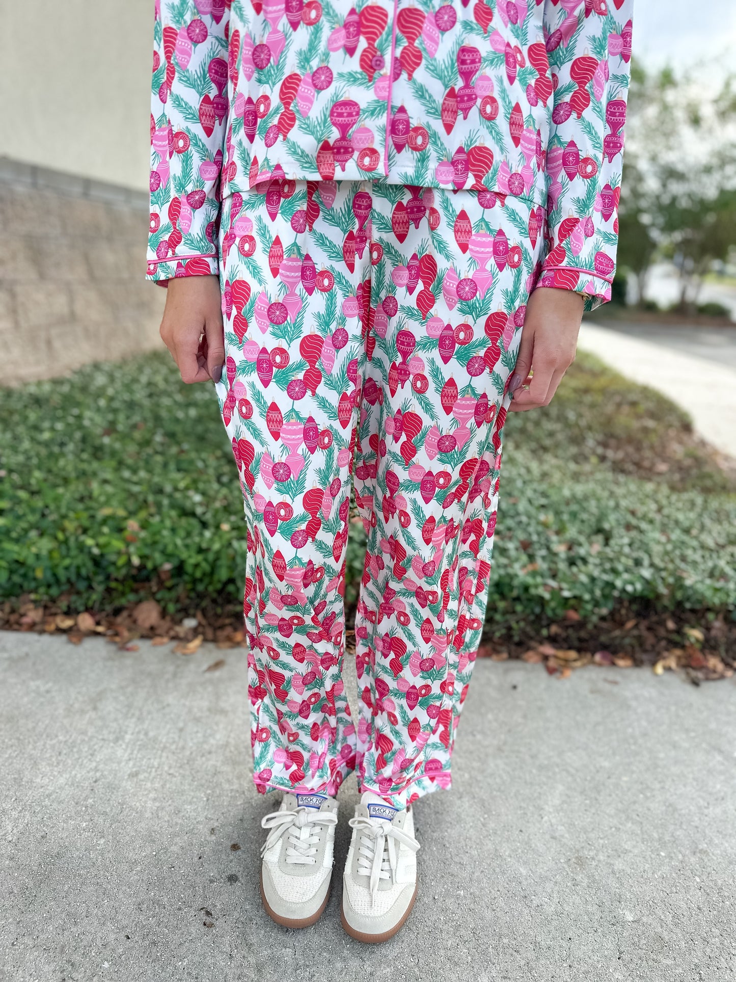 MS Charlotte PJ Pant Set - Trim The Tree