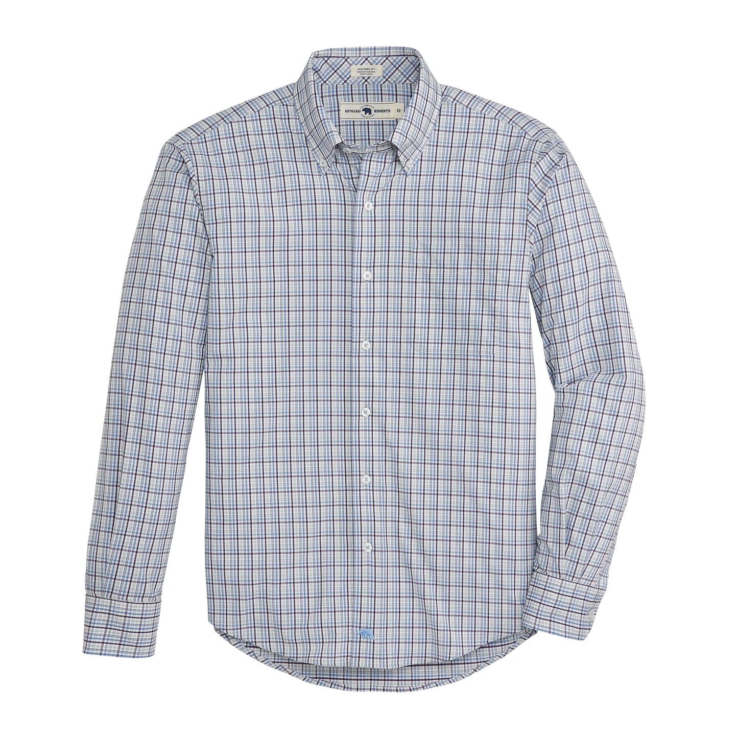 Onward Reserve Recoil Tailored Fit Performance Shirt - Plum