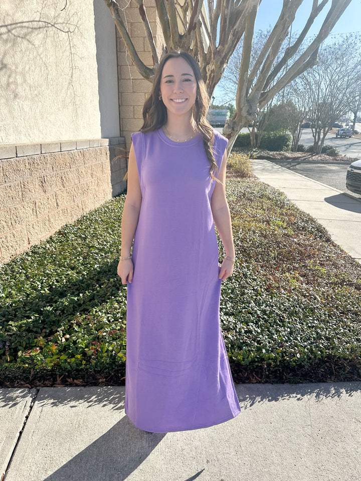 Brenda Basic Maxi - Lavender