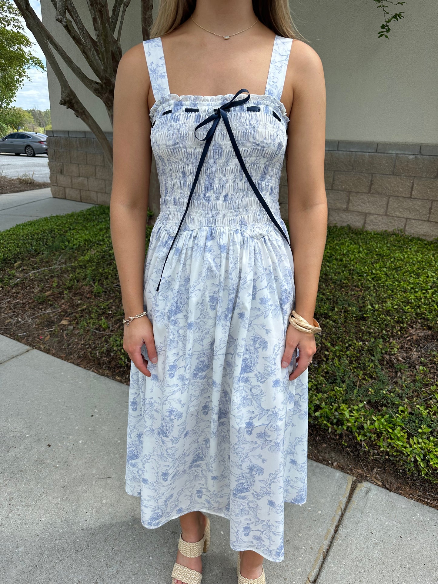 Sage Floral Maxi Dress