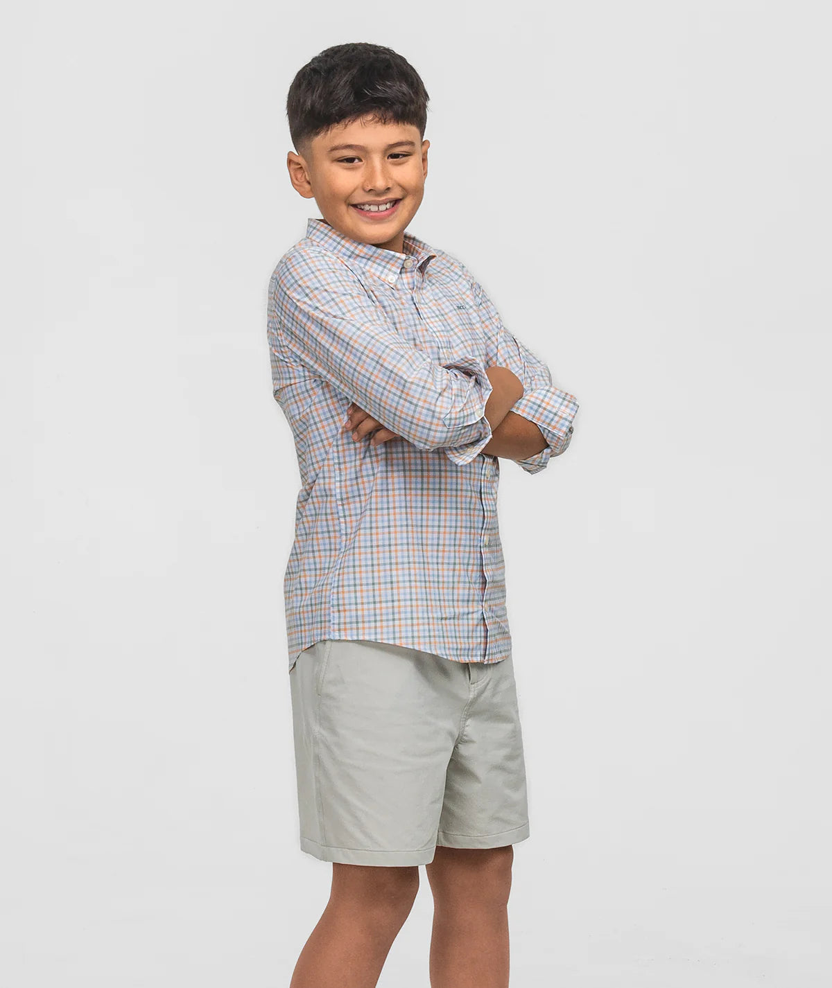 SSCO Youth Boy’s Samford Check L/S Button Down - Meadowbrook
