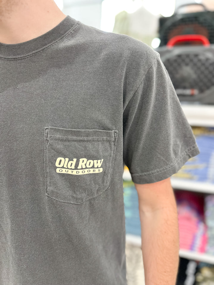 Old Row Outdoors Deer S/S Pocket T-Shirt - Pepper