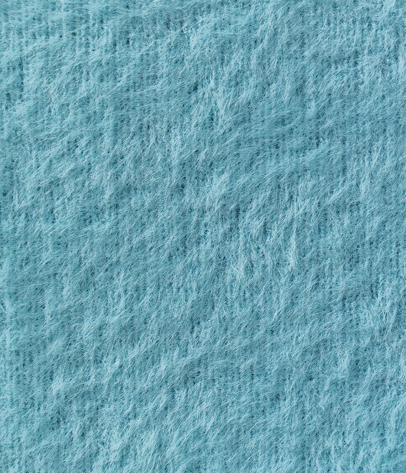 SSCO Women’s Feather Knit Mockneck Sweater - Chalky Blue