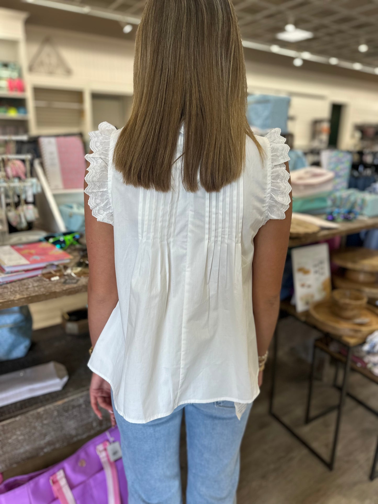 Alexis Lace Sleeveless Top