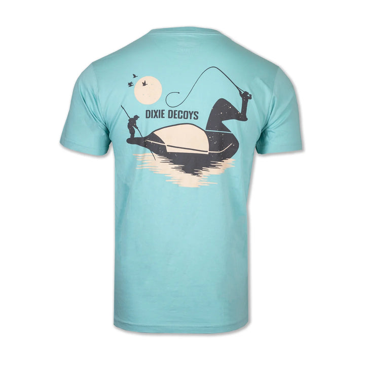 Dixie Decoy Polling The Flats S/S T-Shirt - Reef
