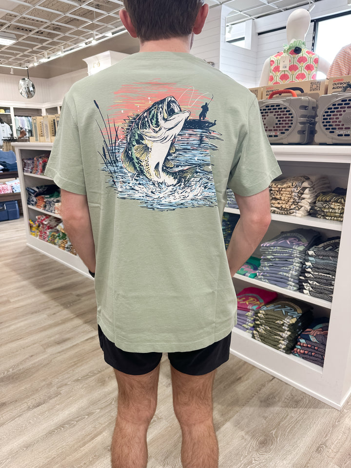 SSCO Men’s Rip It And Stick It S/S Pocket T-Shirt - Iceberg Green