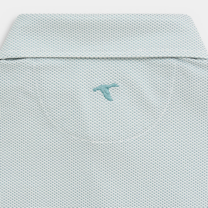 Genteal Spring ‘25 Brick Jacquard Polo - Bombay