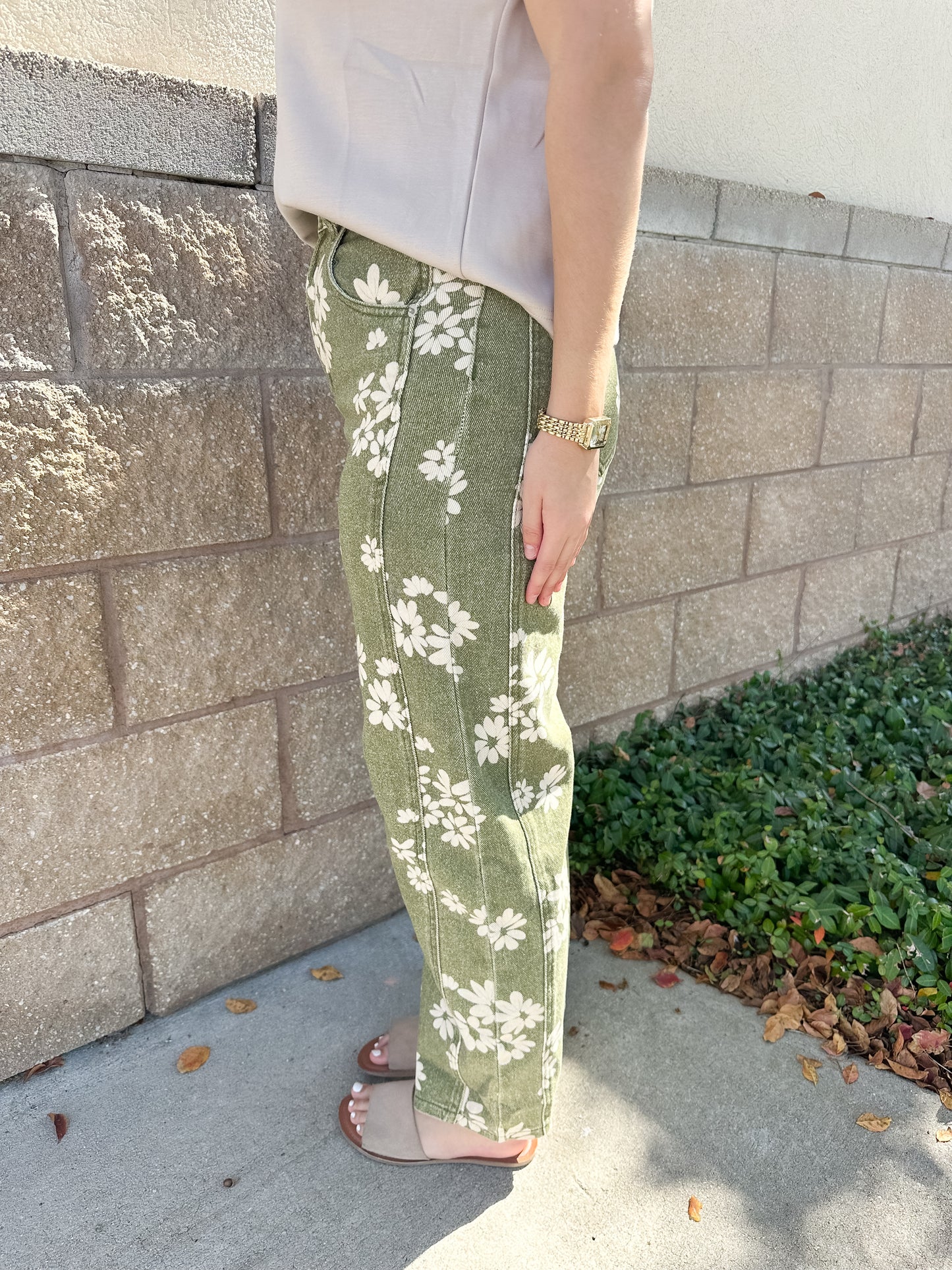 Elena Printed Jeans