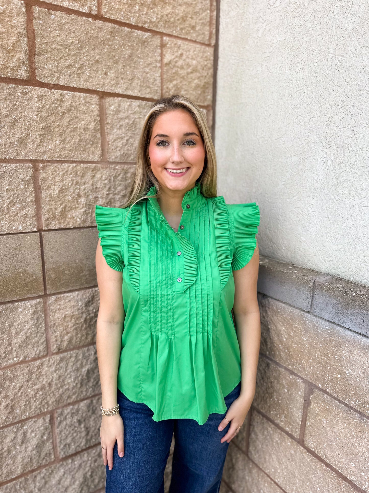 Victorian Ruffled Down Blouse