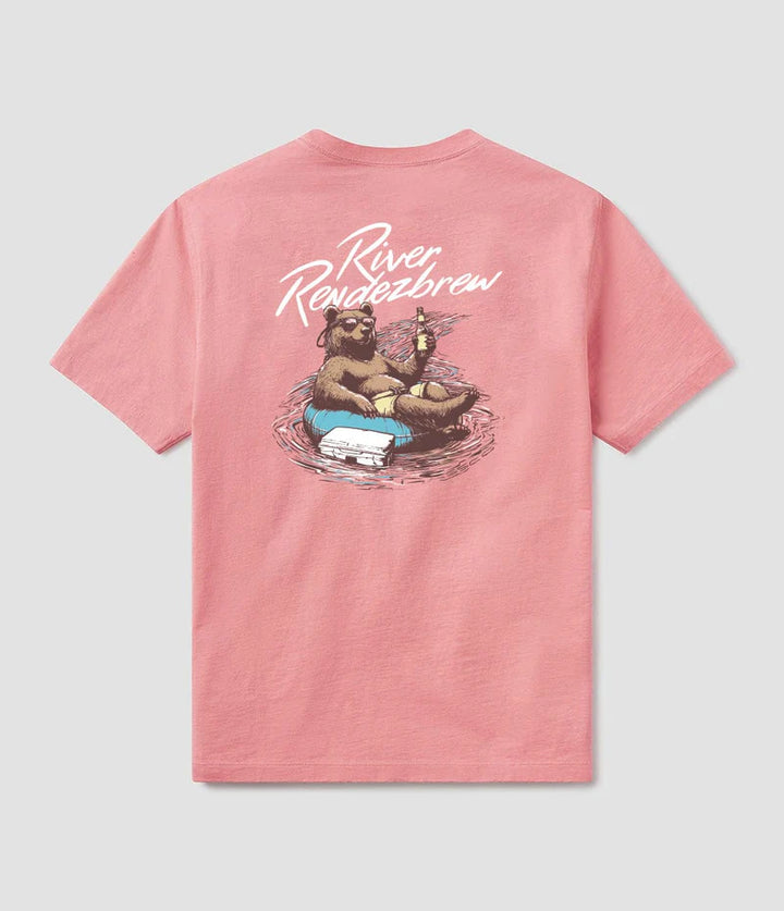 SSCO Men’s River Rendezbrew S/S Pocket T-Shirt - Mauveglow