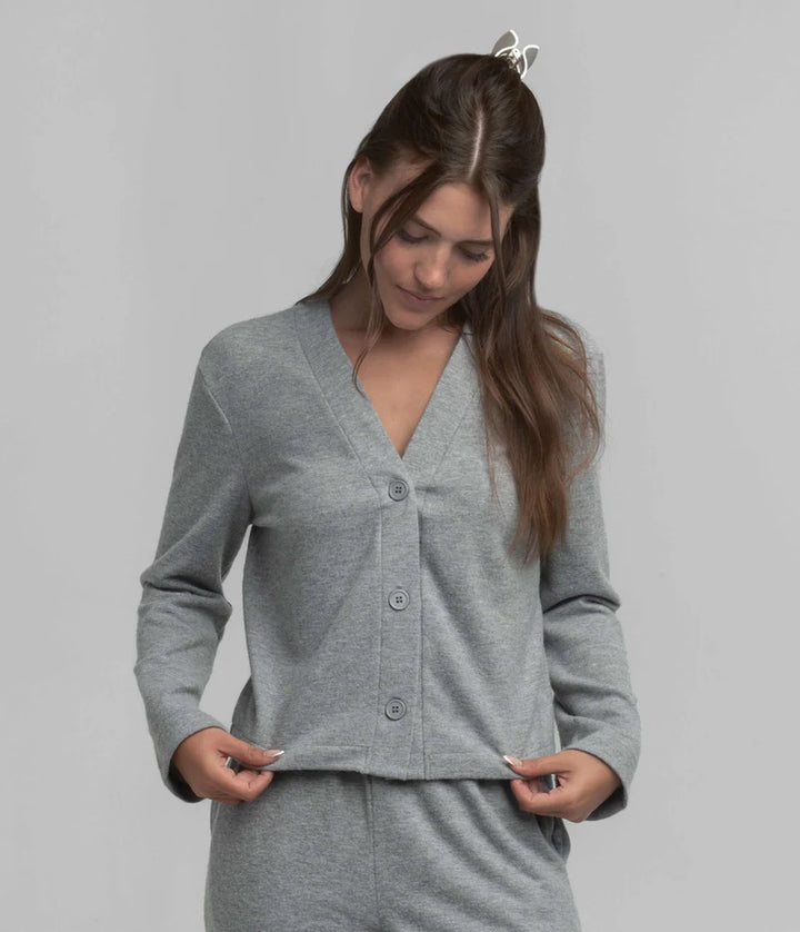 SSCO Women’s Cozy Cloud Cardigan - Harbor Slate