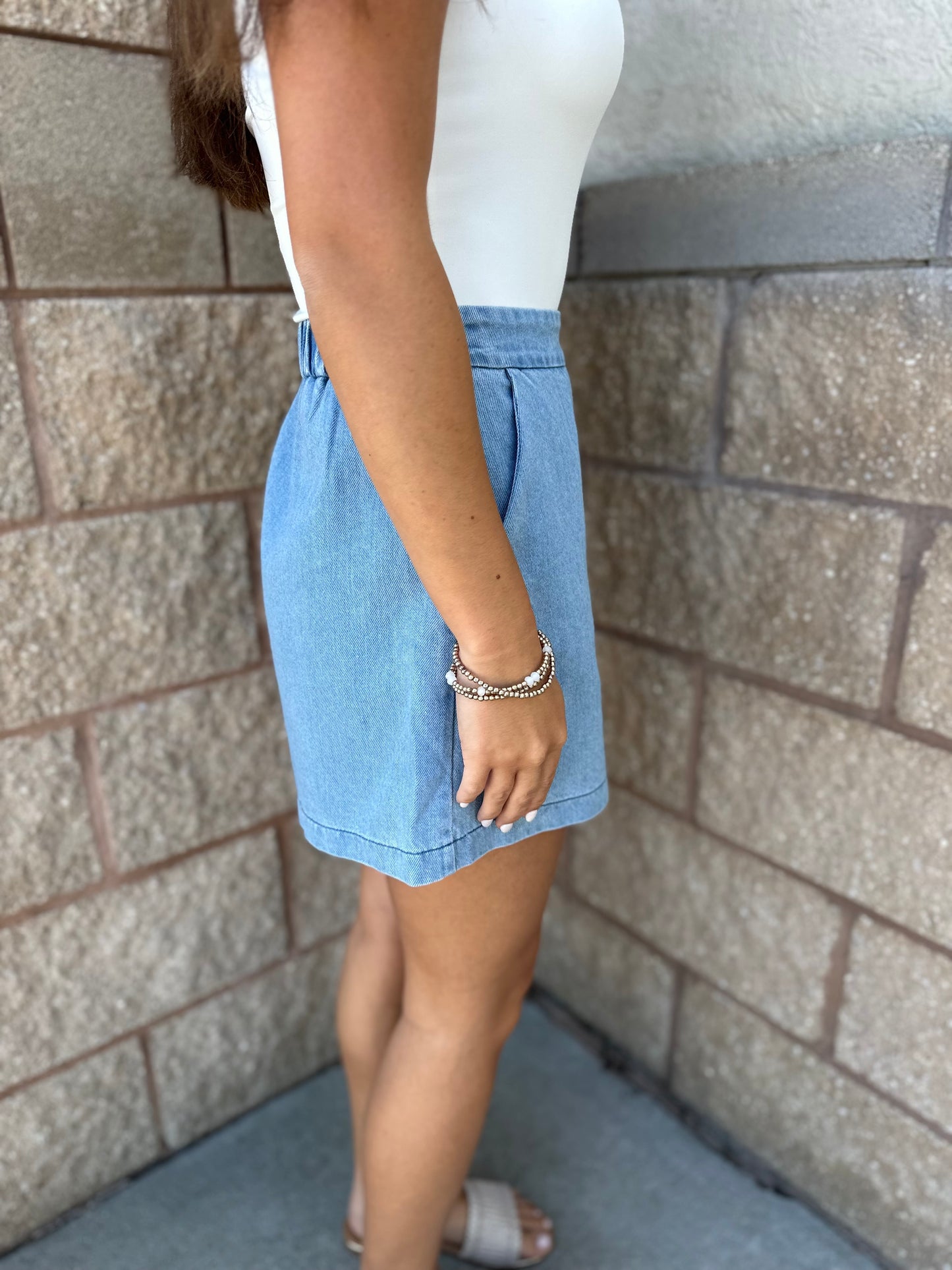 Macey Denim Short