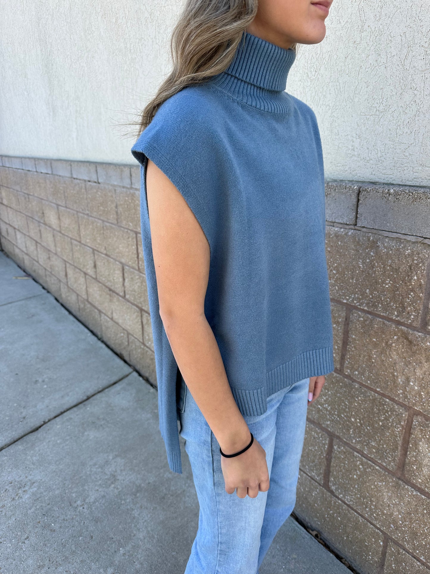 Bailey Turtleneck Hi/Lo Sweater