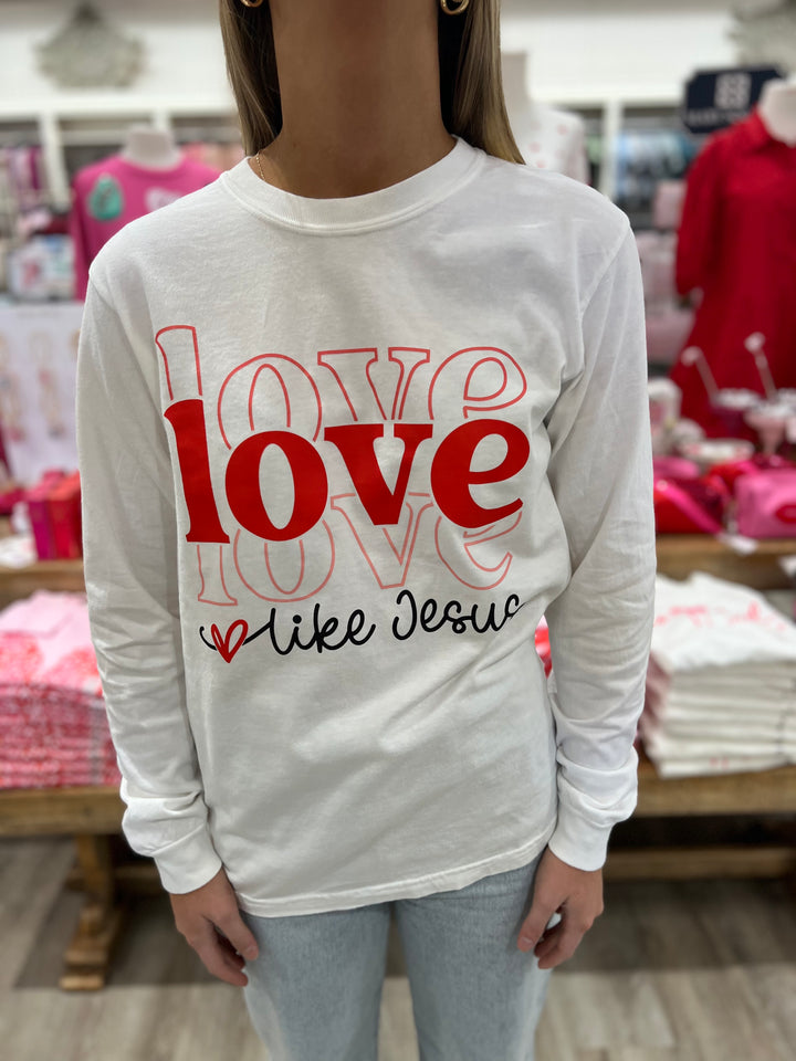 LOVE LIKE JESUS L/S Tee