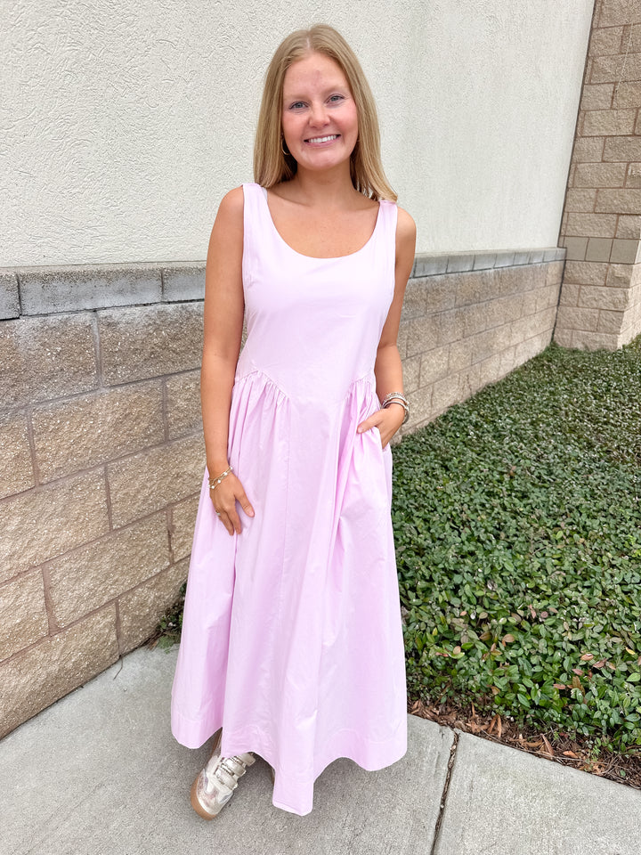Rita Midi Dress - Pink